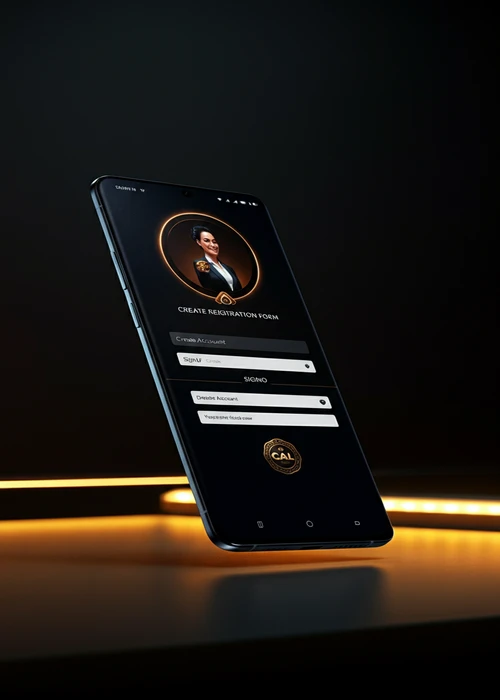 Visuele weergave van het beginscherm voor snelle registratie bij NV Casino, met de focus op een gebruiksvriendelijke start voor nieuwe leden.